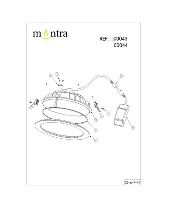 CABRERA * DOWNLIGHT LED 24W - 3000K